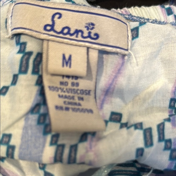 Lani Elegant Blue and Purple long Dress, medium - Picture 6 of 7